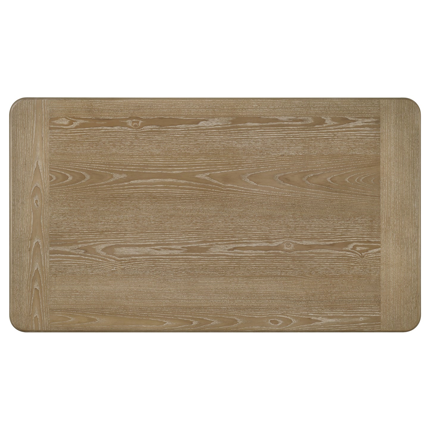 Adina Rectangular Wood Coffee Table Distressed Light Brown