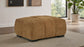 Helenia Upholstered Rectangular Ottoman Ember