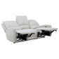 Sylmar 3-piece Chenille Power Reclining Sofa Set Dove Grey