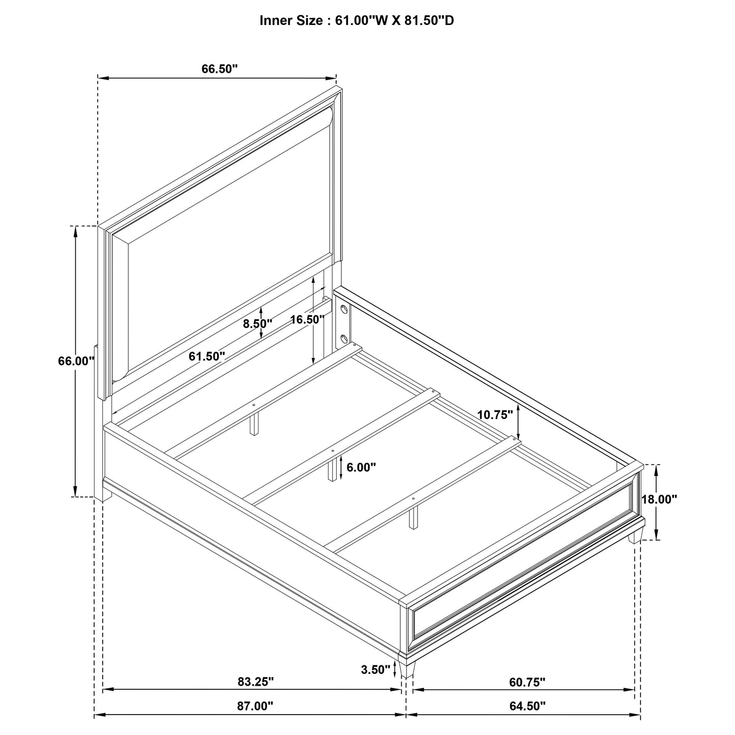 Pembroke 5-piece Queen Bedroom Set Washed Oak