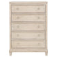 Pembroke 5-drawer Chest of Drawers Washed Oak