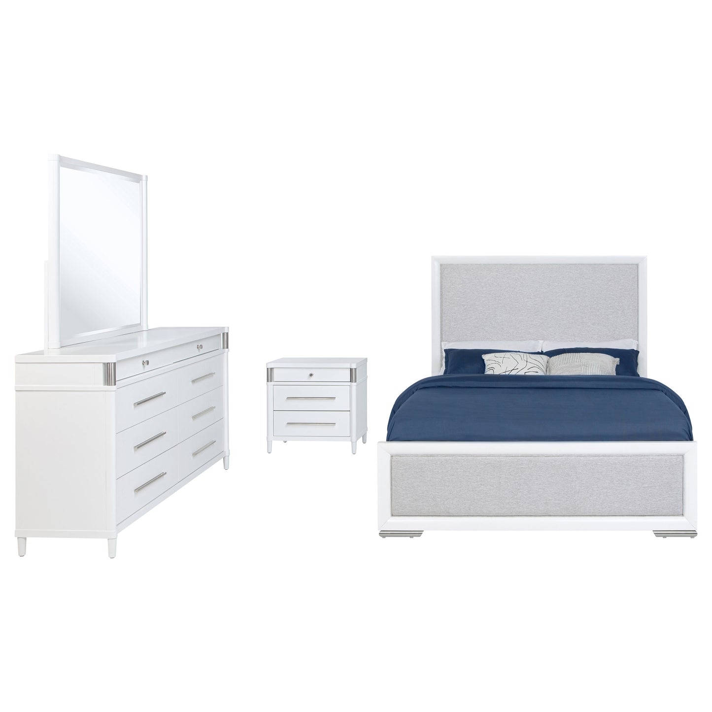 Gracemont 4-piece Queen Bedroom Set White