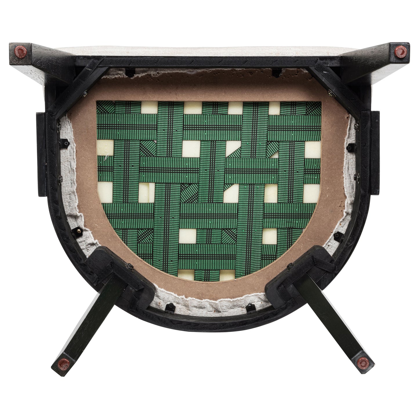 Leandro 7-piece Round Dining Table Set Burnished Black