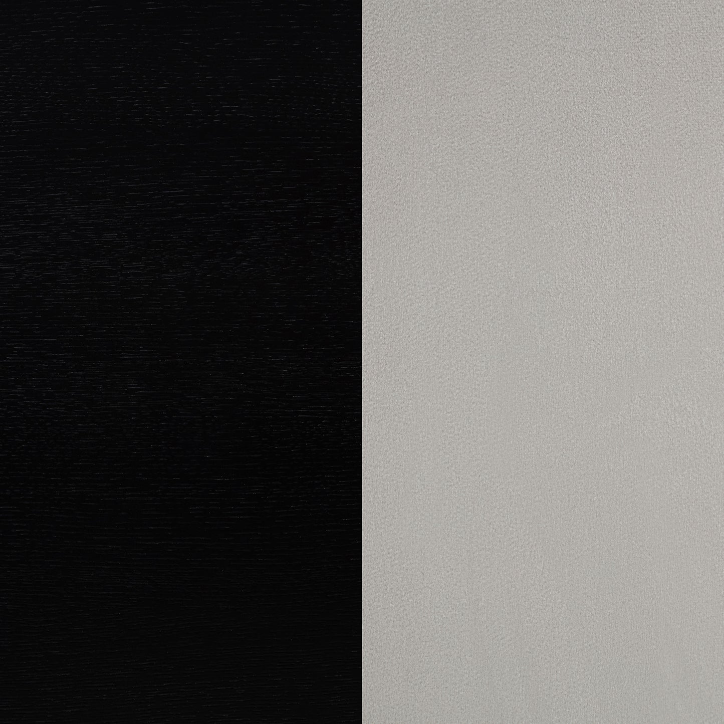 Silla de comedor Stanton tapizada en terciopelo gris (juego de 2)