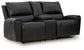 Glossmore DBL Rec Loveseat w/Console