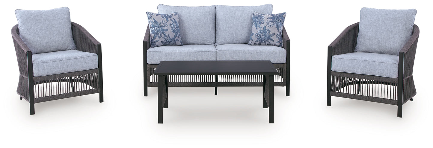 Bridges Beach Love/Chairs/Table Set (4/CN)