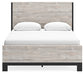 Vessalli Queen Panel Bed with Mirrored Dresser, Chest and Nightstand