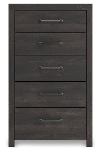 Hollivern Twin Panel Bed with Storage with Mirrored Dresser, Chest and Nightstand