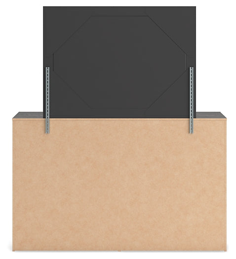 Hollivern Twin Panel Storage Bed with Mirrored Dresser, Chest and Nightstand