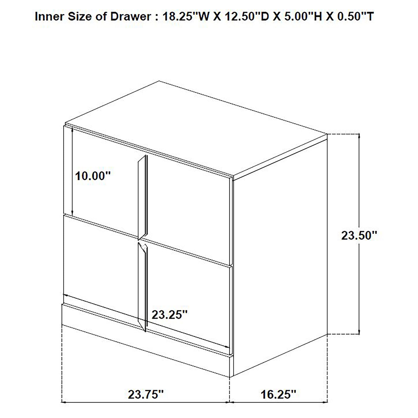Ines 4-piece Queen Bedroom Set Grey and White High Gloss