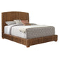 Cama California King Laughton Banana Leaf color ámbar