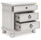 Rowlenstown Queen Poster Bed, Dresser, Mirror and Nightstand