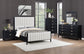 Cama Brookmead California King tapizada de 60 pulgadas, color negro