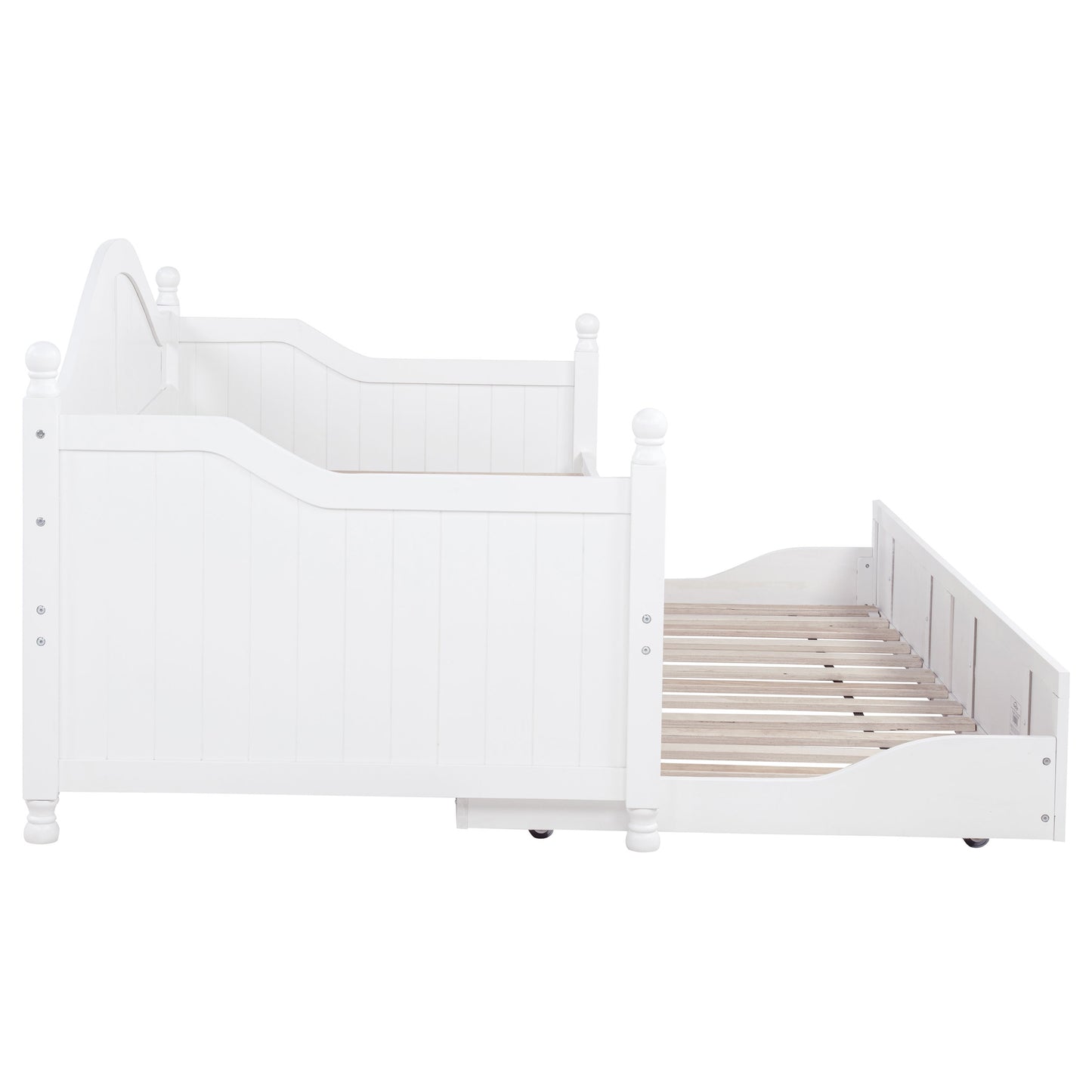 Cama nido individual Julie Ann Wood en color blanco