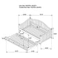 Cama nido individual Julie Ann Wood en color blanco