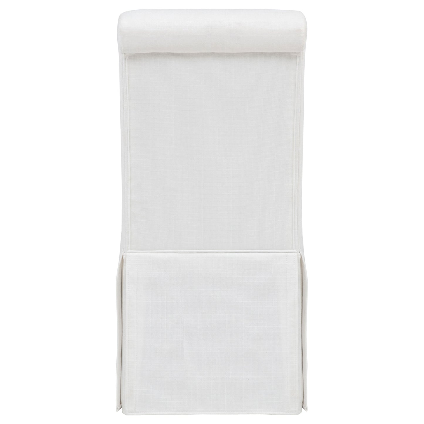 Shawna Upholstered Skirted Side Chair White (Set of 2)