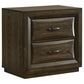Atlas 4-piece Eastern King Bedroom Set Dark Oak