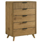 Bennett 5-piece California King Bedroom Set Light Oak