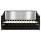 Delgado Windsor Twin Wood Daybed with Trundle Black