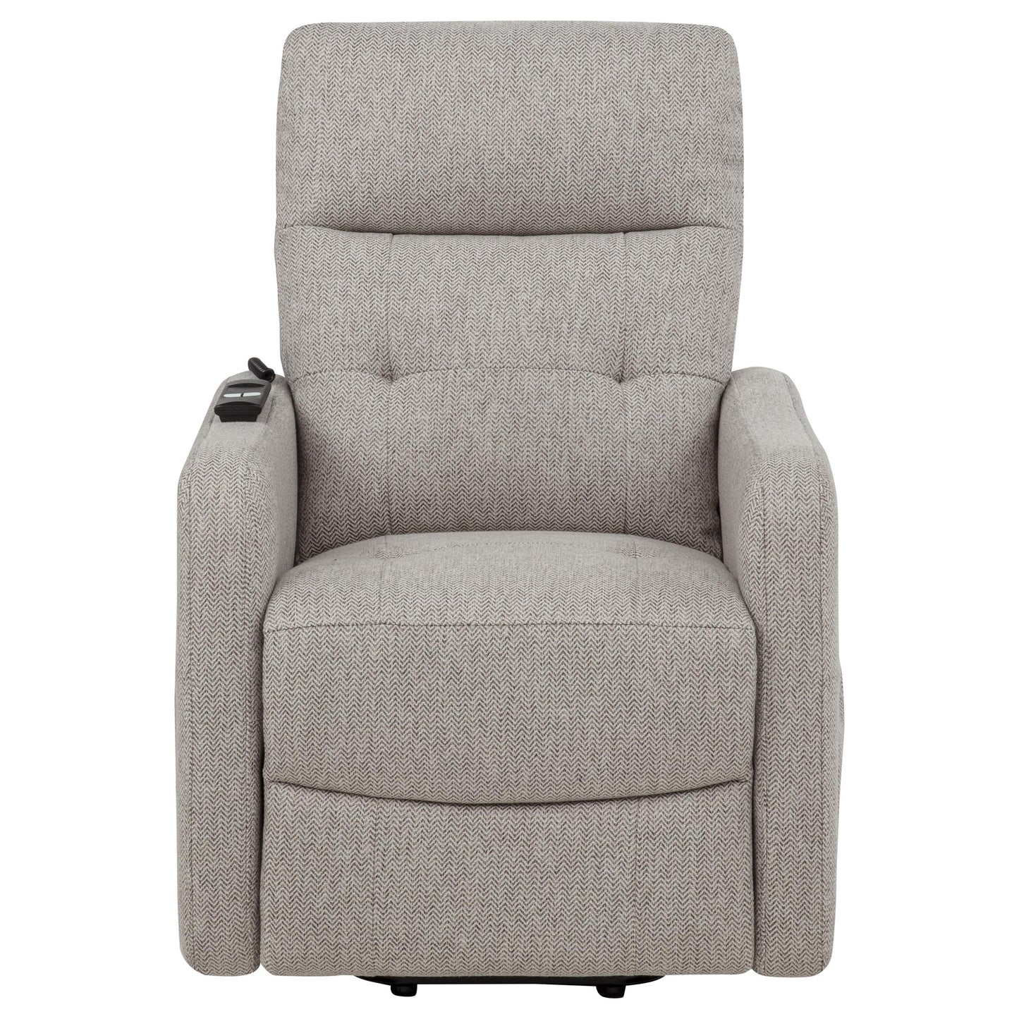 Dayes Upholstered Power Lift Recliner Chair Taupe