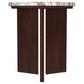 Jenna 3-piece Round Marble Top Coffee Table Set Brown