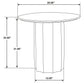 Cayenne 2-piece Solid Mango Wood Coffee Table Set Walnut