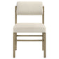 Strouse 5-piece Dining Set Cream and Natural Oak