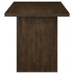 Decker 7-piece 70-inch Counter Height Dining Set Black and Walnut