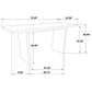 Decker 7-piece 70-inch Counter Height Dining Set Grey and Walnut