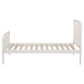 Cama doble abierta Jones Wood blanca