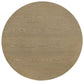 Hamlyn Round Fluted Occasional Cocktail Coffee Table Natural Oak