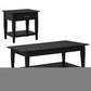 Lindenton 2-piece Wood Lift-Top Coffee and End Table Set Black