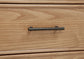 Vermes 55-inch 3-drawer Writing Desk with Power Outlet Light Ash