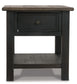 Mesa auxiliar rectangular Tyler Creek