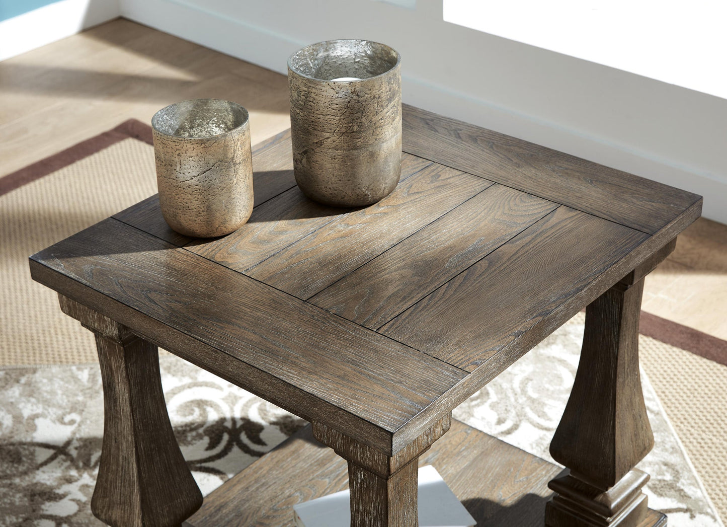Mesa auxiliar rectangular Johnelle