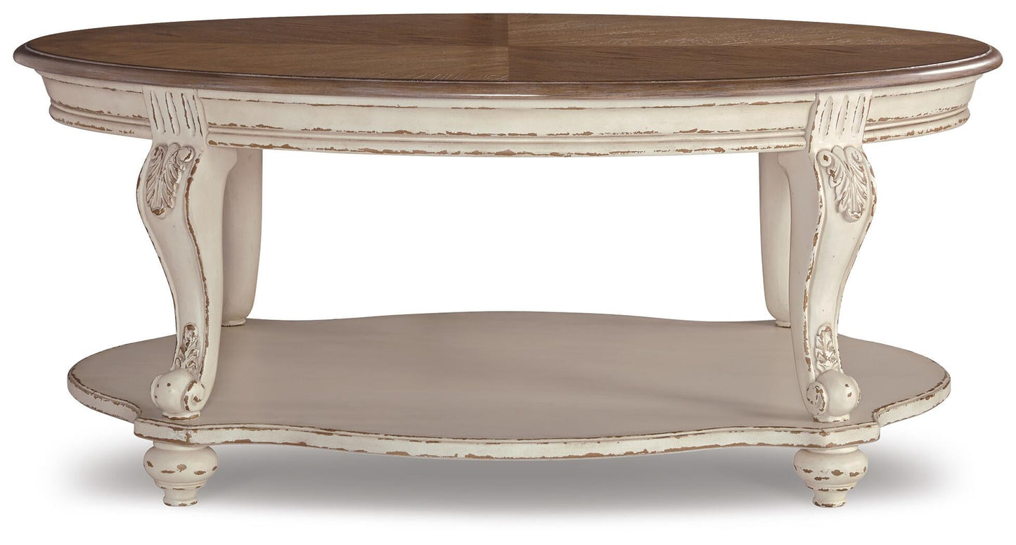 Mesa de cóctel ovalada Realyn