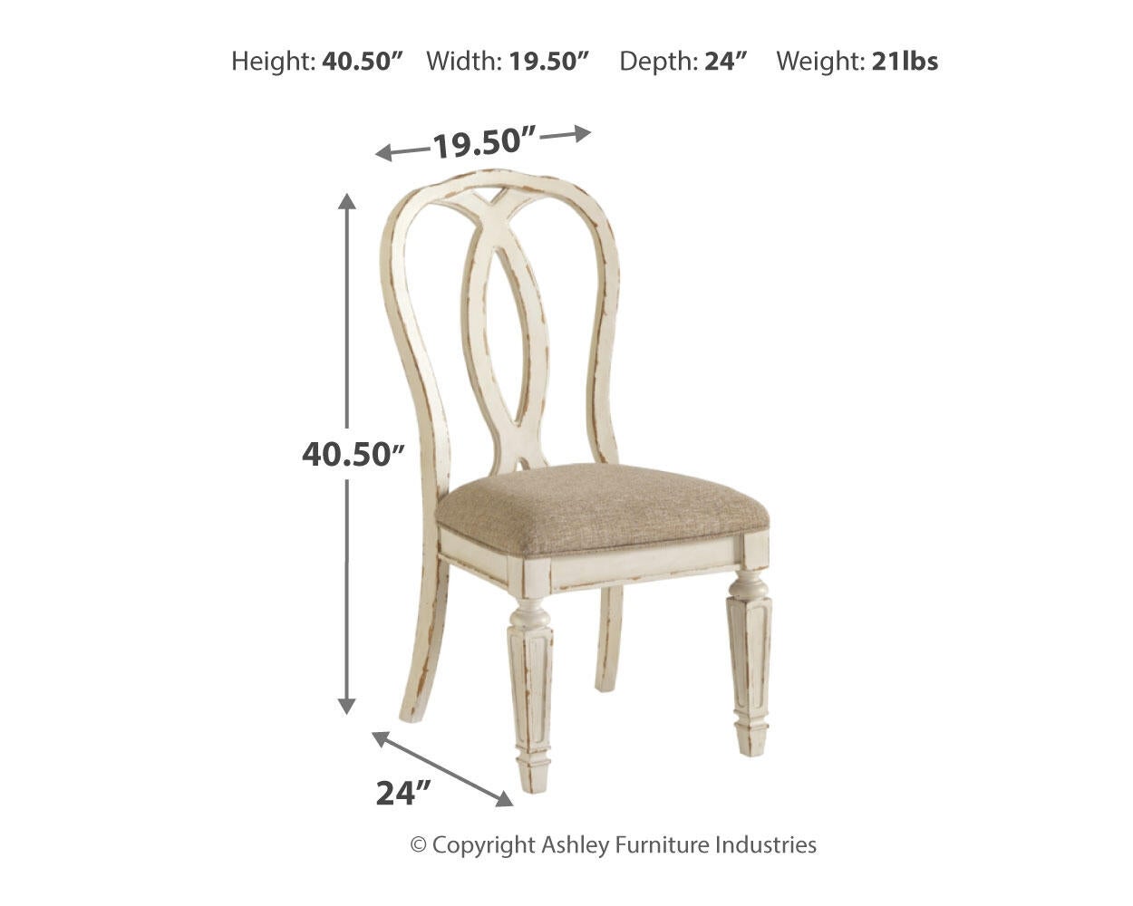 Silla auxiliar UPH de comedor Realyn (2 unidades)