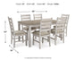 Juego de mesa de comedor Skempton (7 piezas)