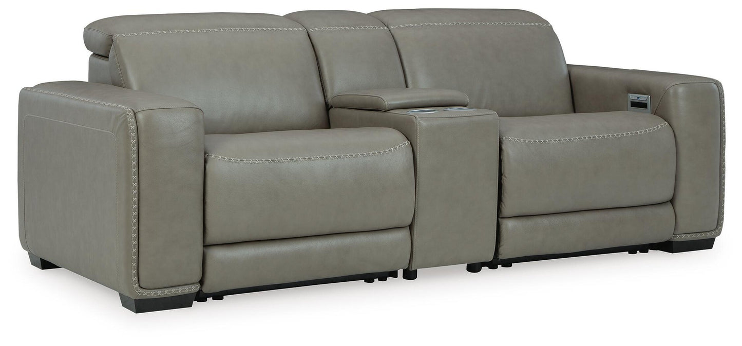 Loveseat seccional reclinable eléctrico de 3 piezas Correze