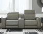 Loveseat seccional reclinable eléctrico de 3 piezas Correze