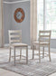 Taburete de bar tapizado Skempton (2 unidades)