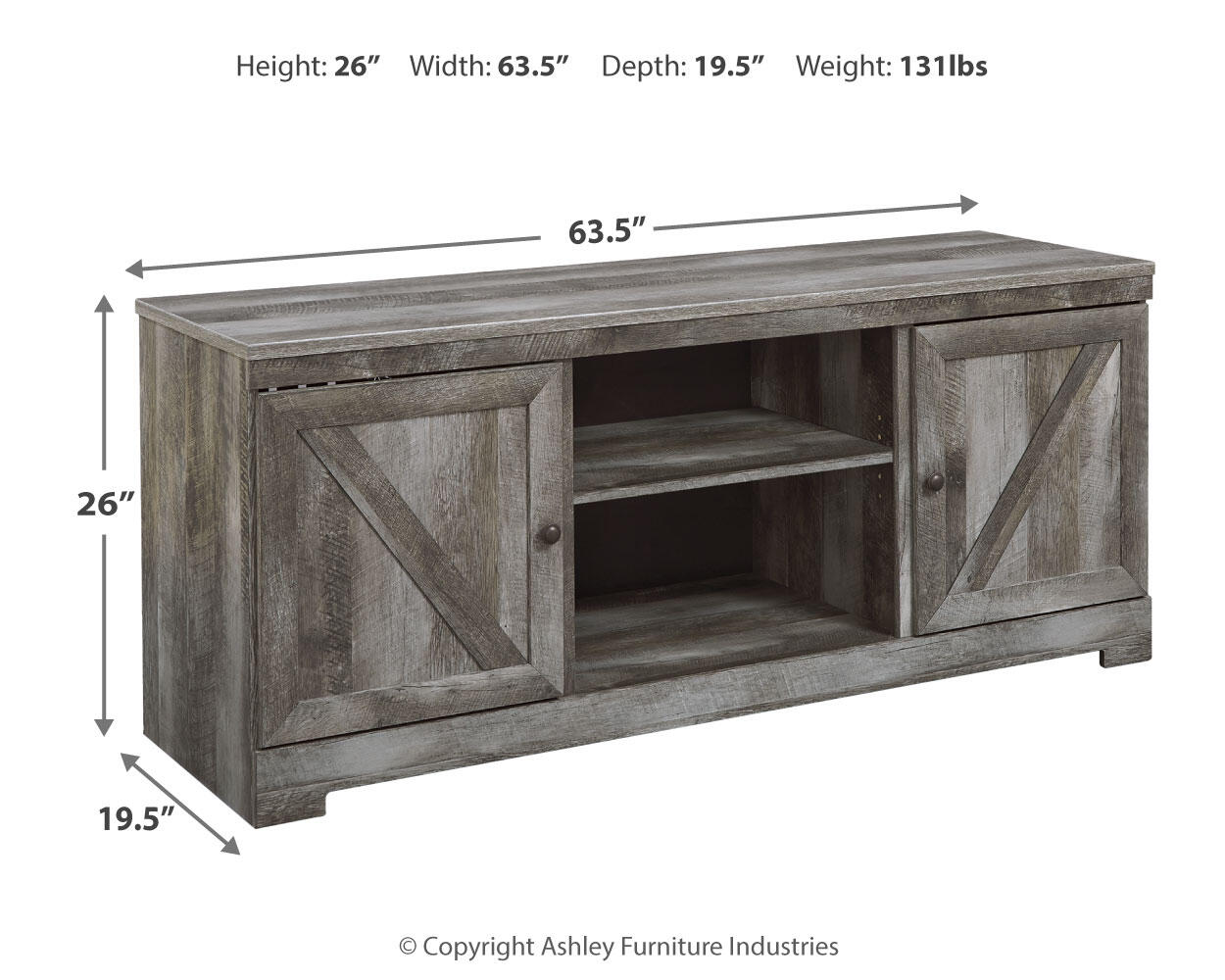 Soporte para TV LG Wynnlow con opción de chimenea