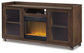 Mueble para TV Starmore de 70" con chimenea eléctrica