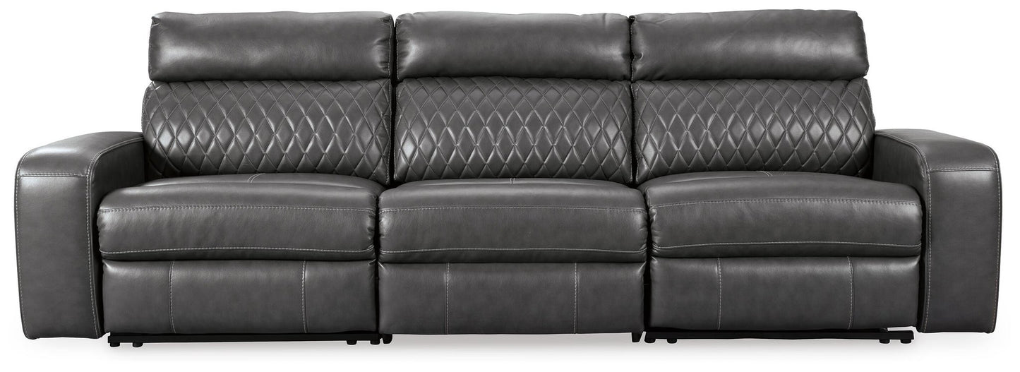 Sofá seccional reclinable eléctrico de 3 piezas Samperstone
