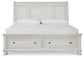 Cama tipo trineo Robbinsdale con almacenamiento