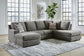 Seccional de dos piezas con chaise longue O'Phannon