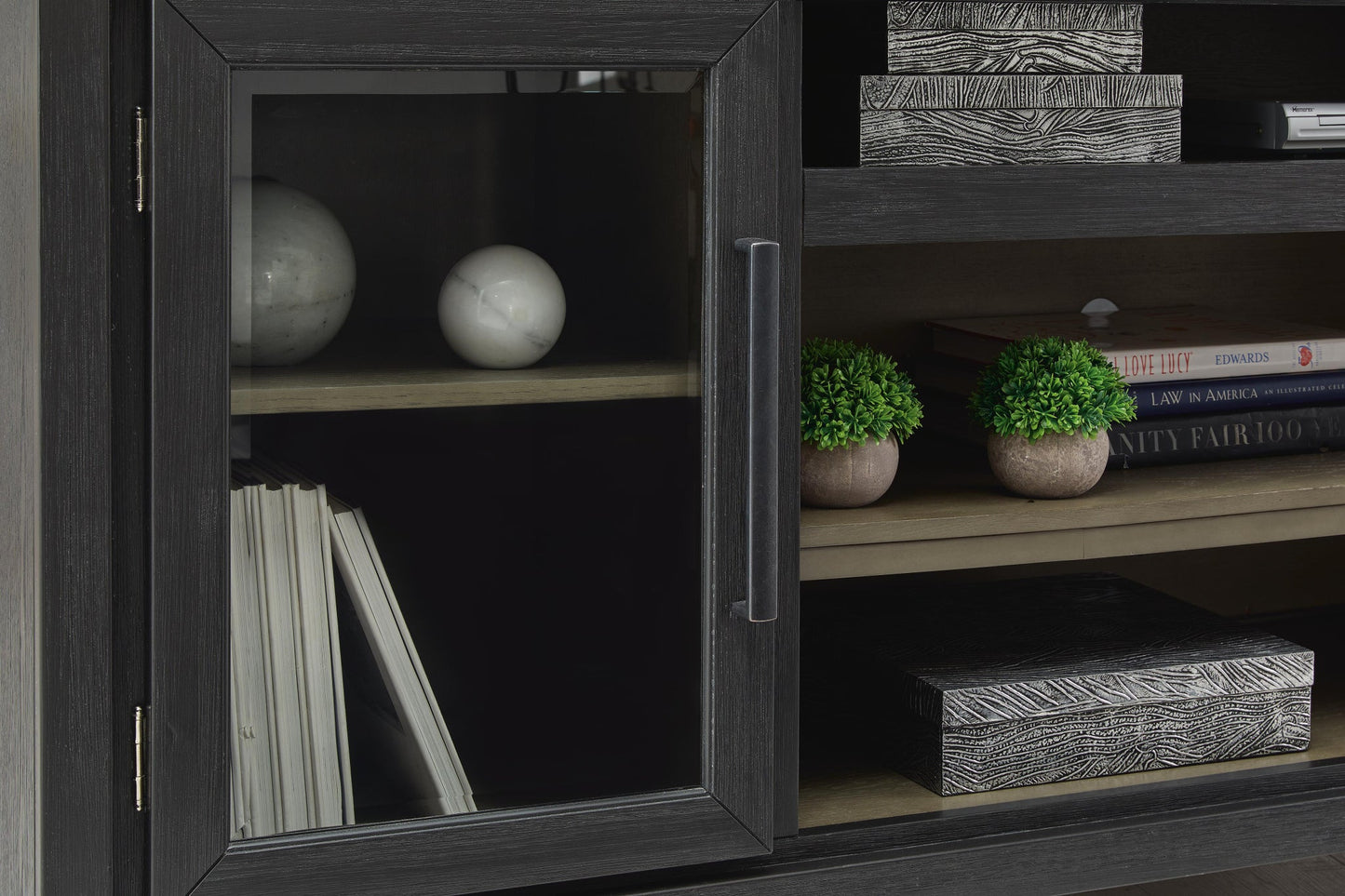 Mueble de TV Foyland XL con opción de chimenea
