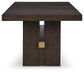 Mesa de comedor Burkhaus RECT EXT