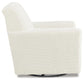 Sillón giratorio con acento deslizante Herstow