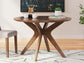 Mesa de comedor redonda Lyncott